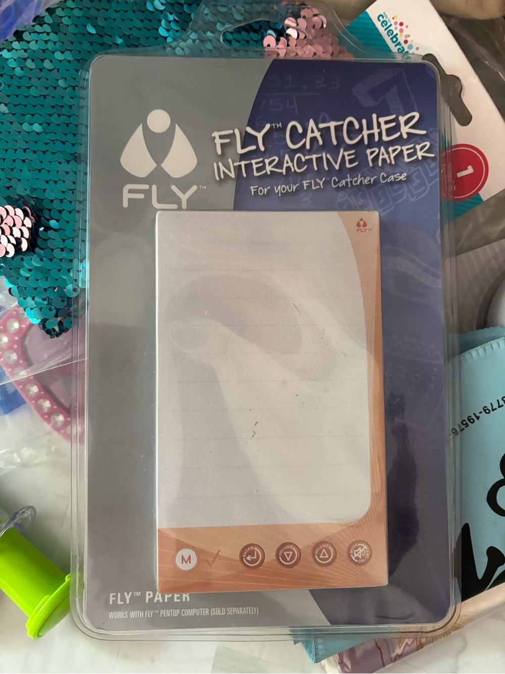 FLY Fly Catcher Interactive Paper - White with Tan Accent